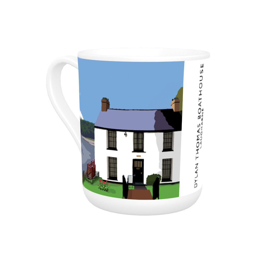 Dylan Thomas Boathouse, Laugharne, Wales Bone China Mug