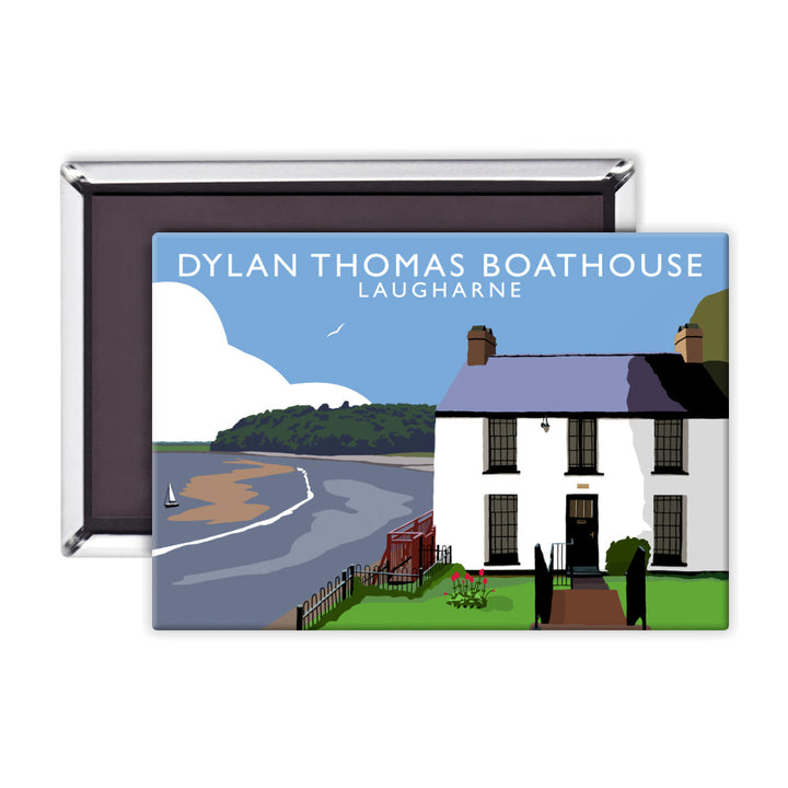 Dylan Thomas Boathouse, Laugharne, Wales Magnet