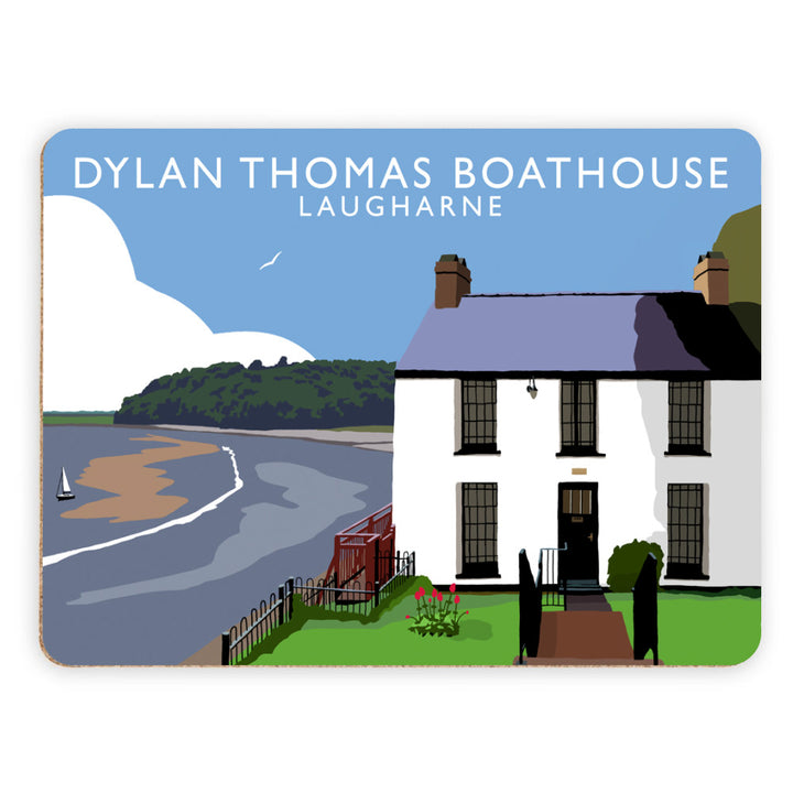 Dylan Thomas Boathouse, Laugharne, Wales Placemat