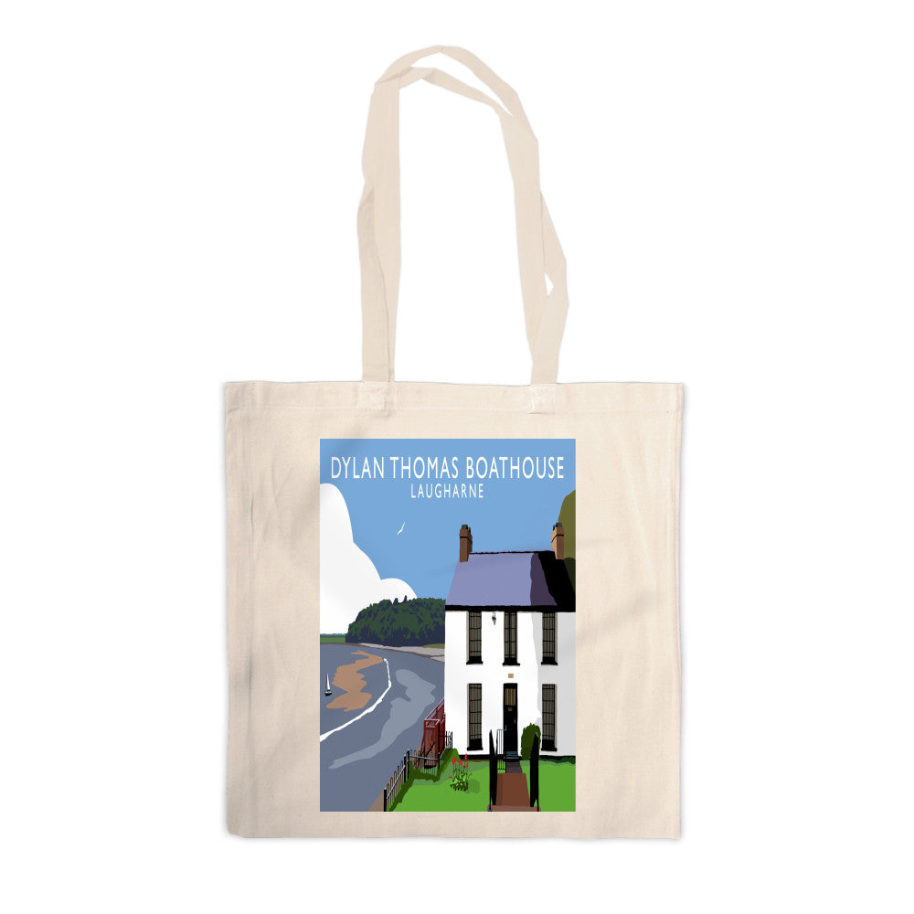 Dylan Thomas Boathouse, Laugharne, Wales Canvas Tote Bag