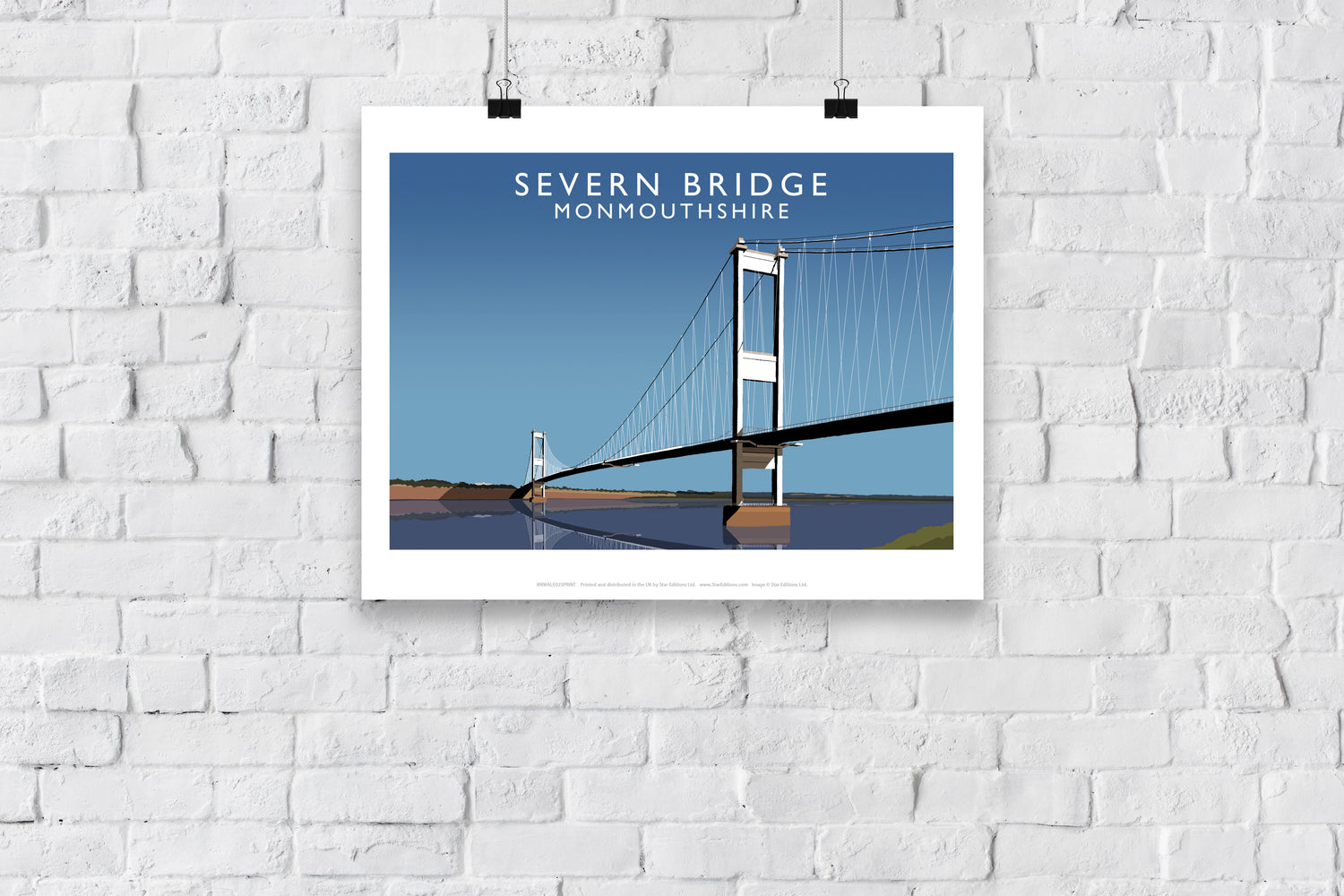 Severn Bridge, Monmouthshire, Wales - Art Print