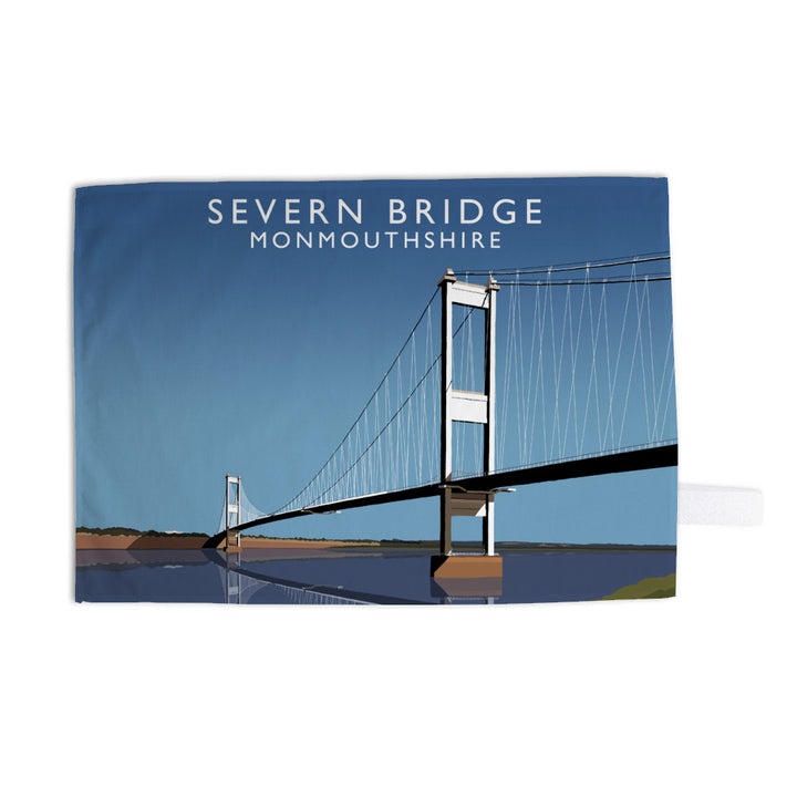 Severn Bridge, Monmouthshire, Wales Tea Towel