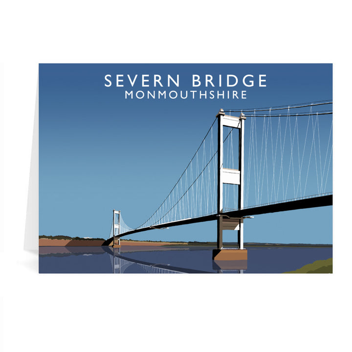 Severn Bridge, Monmouthshire, Wales Greeting Card 7x5