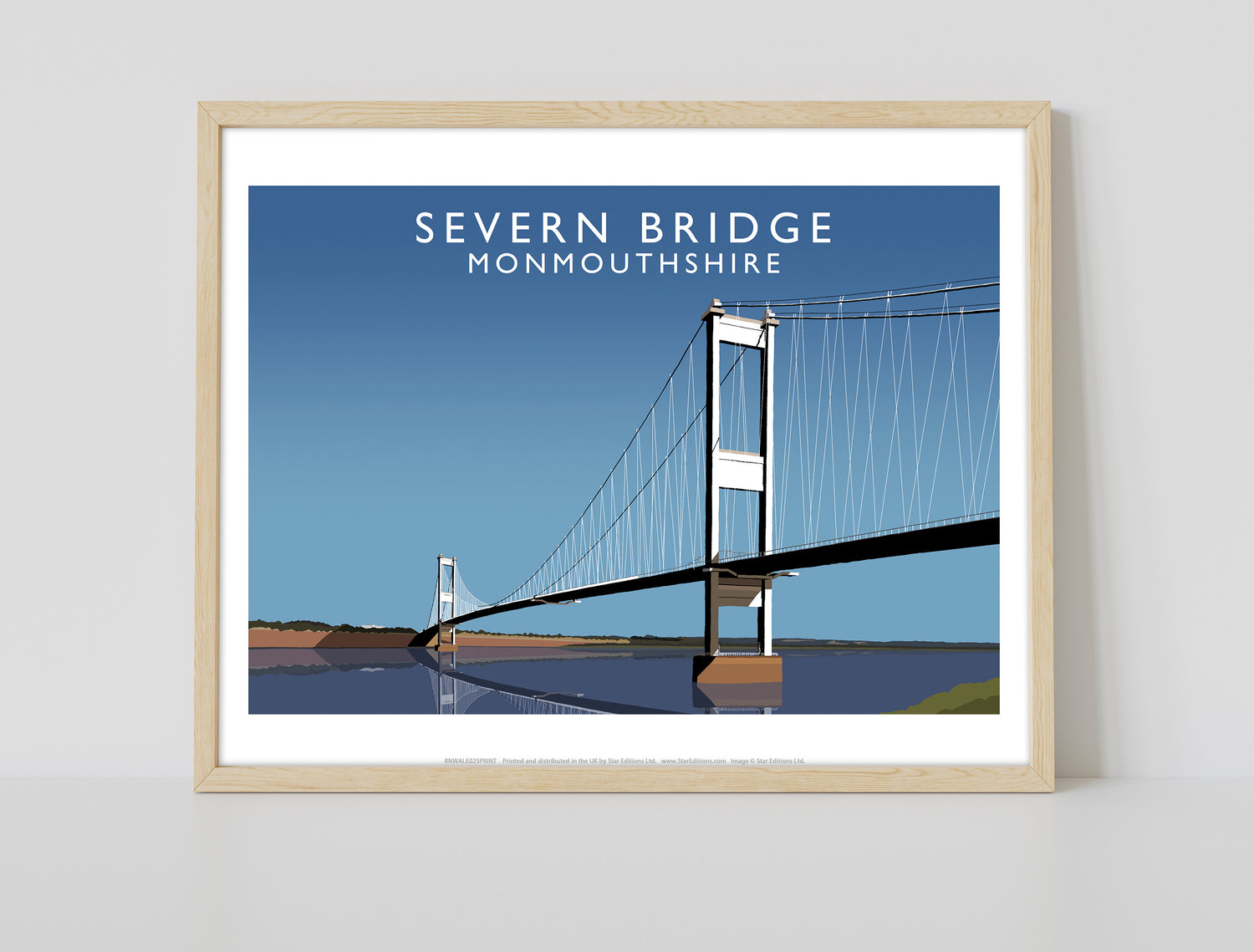 Severn Bridge, Monmouthshire, Wales - Art Print