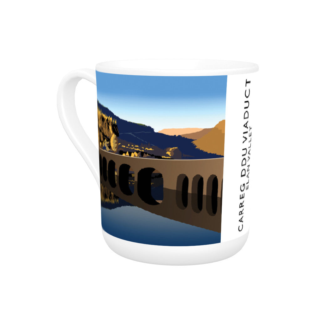 Carreg Ddu Viaduct, Elan Valley, Wales Bone China Mug