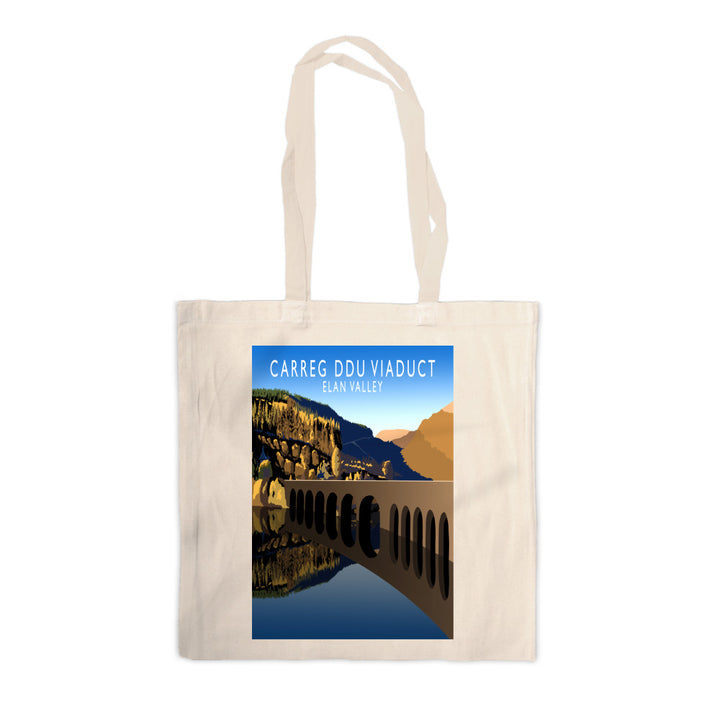 Carreg Ddu Viaduct, Elan Valley, Wales Canvas Tote Bag