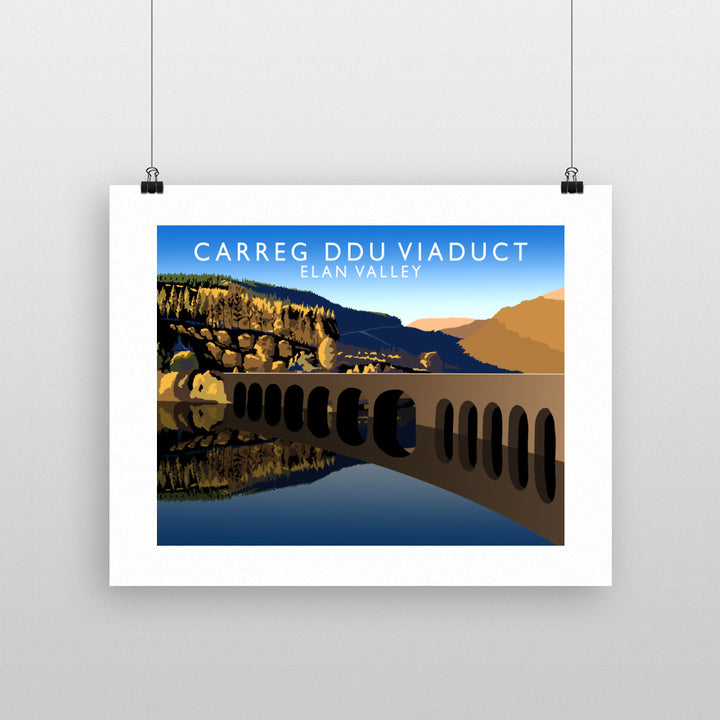 Carreg Ddu Viaduct, Elan Valley, Wales 90x120cm Fine Art Print