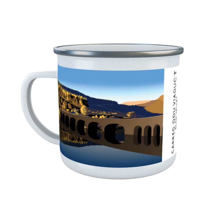 Carreg Ddu Viaduct, Elan Valley, Wales Enamel Mug