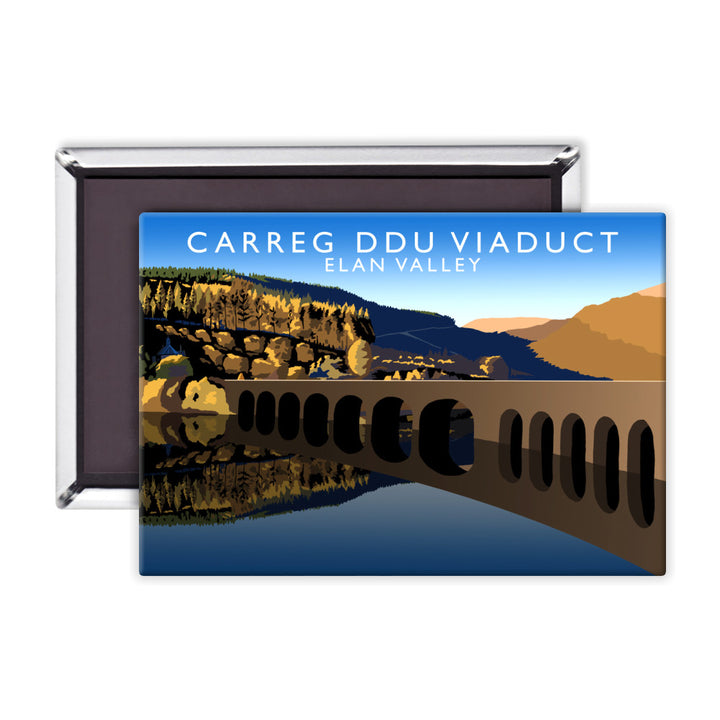 Carreg Ddu Viaduct, Elan Valley, Wales Magnet