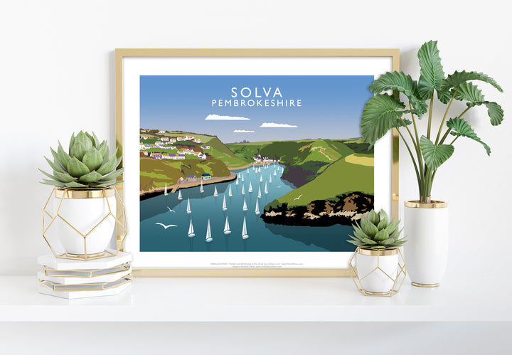 Solva, Pembrokeshire, Wales - Art Print