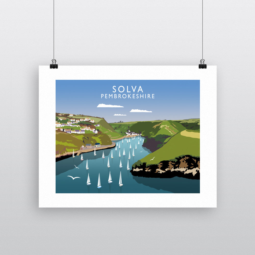 Solva, Pembrokeshire, Wales - Art Print