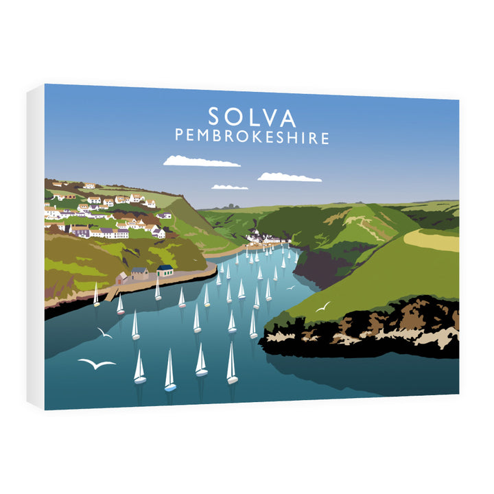 Solva, Pembrokeshire, Wales 60cm x 80cm Canvas