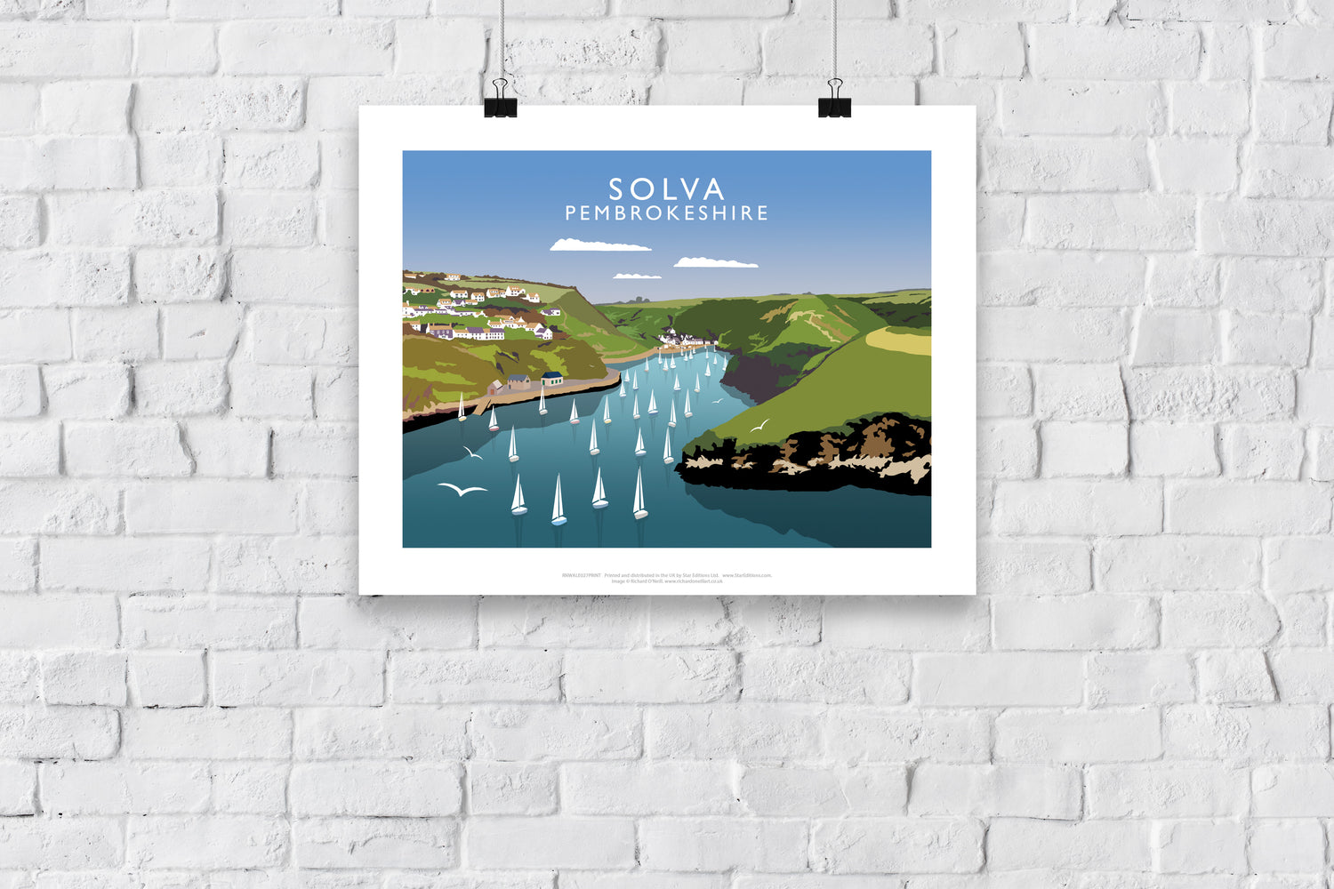 Solva, Pembrokeshire, Wales - Art Print