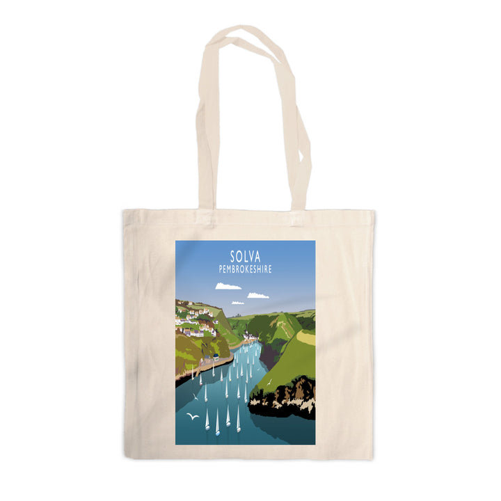 Solva, Pembrokeshire, Wales Canvas Tote Bag