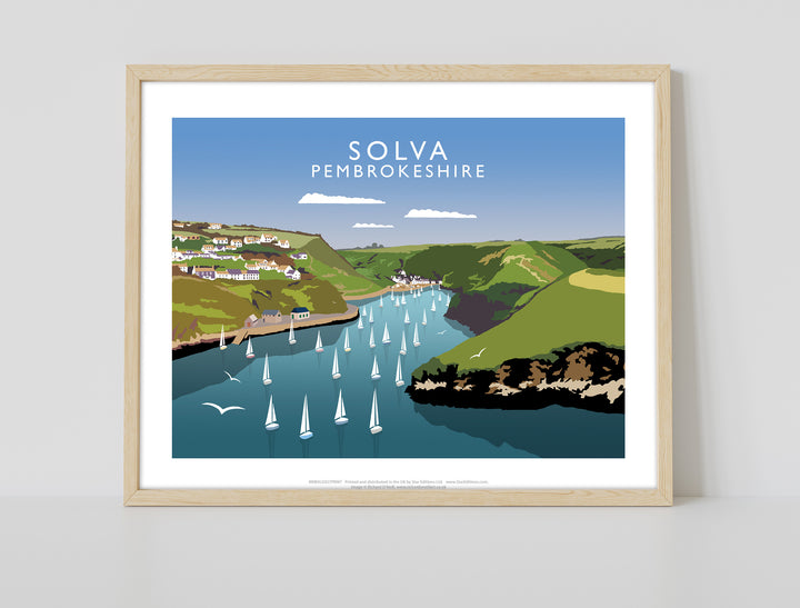 Solva, Pembrokeshire, Wales - Art Print