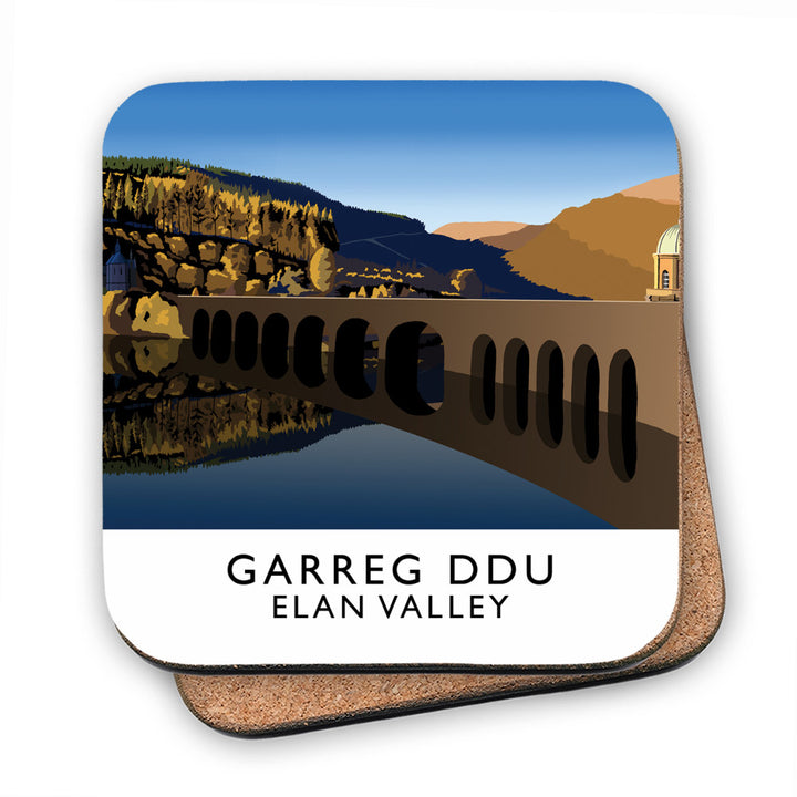 Garreg Ddu, Elan Valley, Wales MDF Coaster