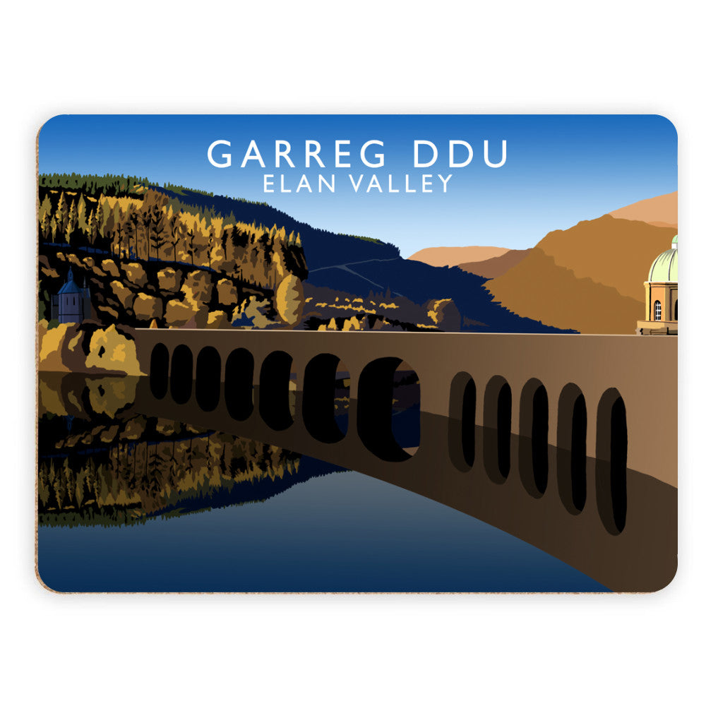 Garreg Ddu, Elan Valley, Wales Placemat