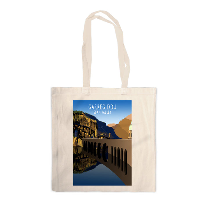 Garreg Ddu, Elan Valley, Wales Canvas Tote Bag