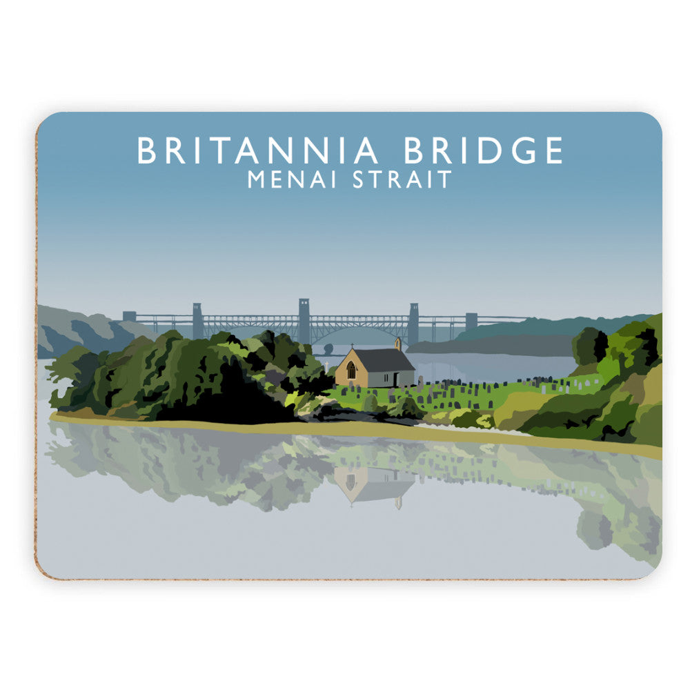 Britannia Bridge, Menai Strait, Wales Placemat