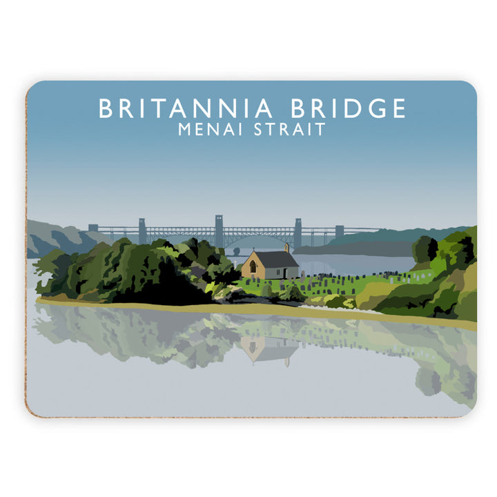 Britannia Bridge, Menai Strait, Wales Placemat