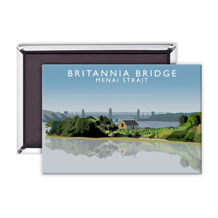 Britannia Bridge, Menai Strait, Wales Magnet