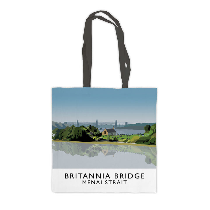Britannia Bridge, Menai Strait, Wales Premium Tote Bag