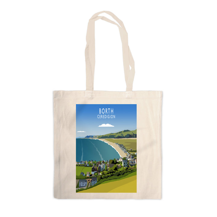 Borth, Ceredigion, Wales Canvas Tote Bag