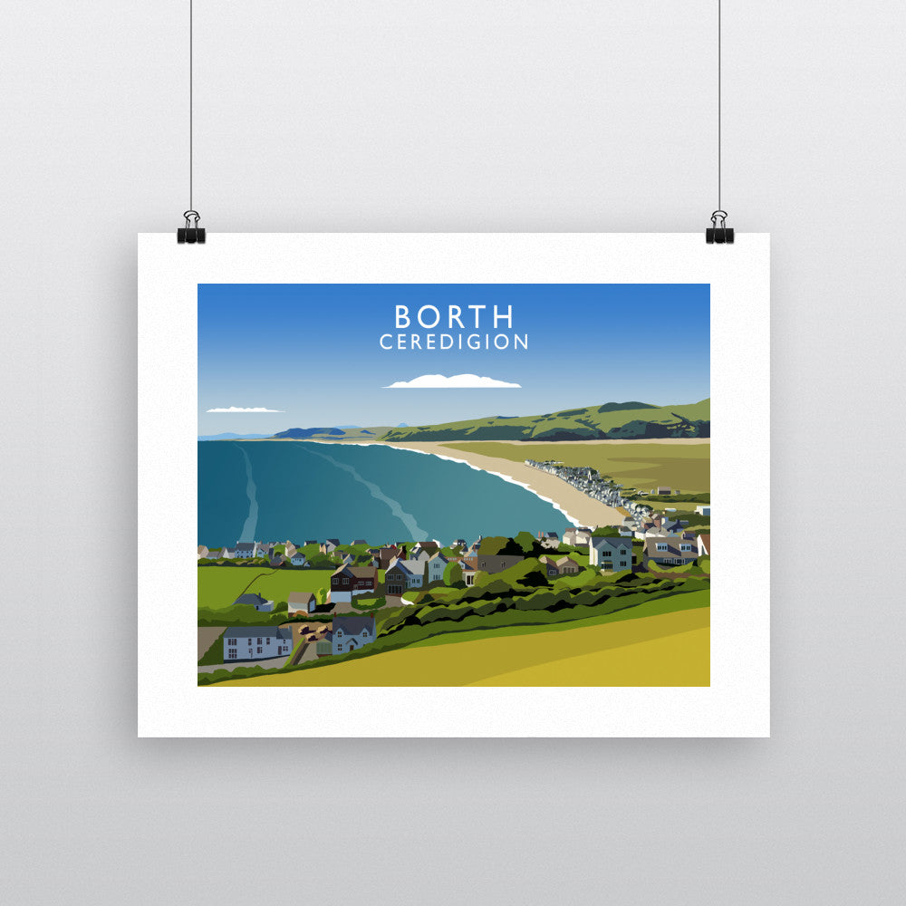 Borth, Ceredigion, Wales - Art Print
