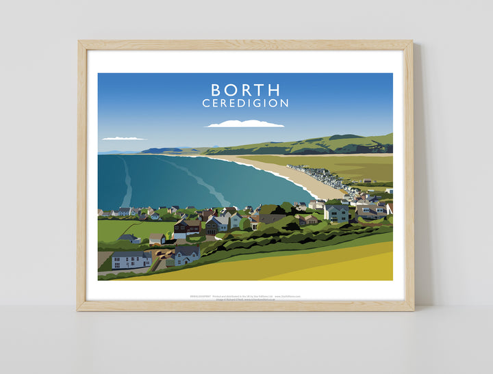 Borth, Ceredigion, Wales - Art Print