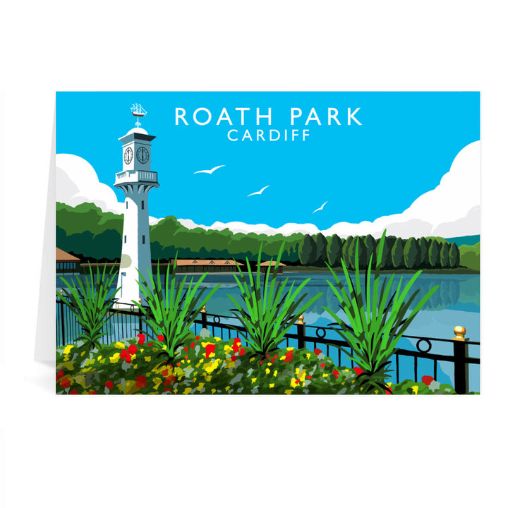 Roath Park, Cardiff, Wales Greeting Card 7x5