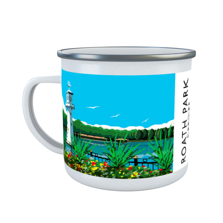 Roath Park, Cardiff, Wales Enamel Mug