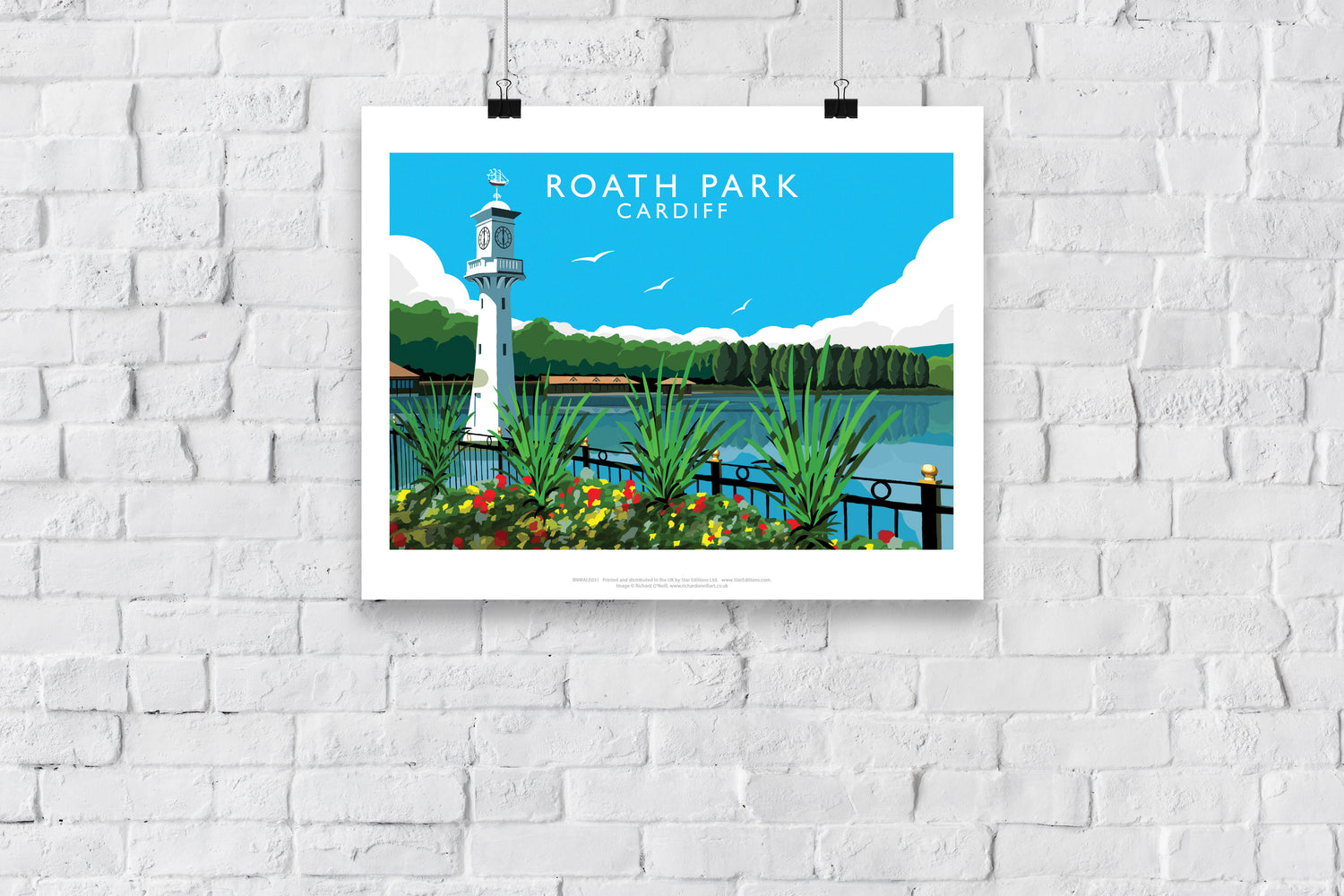 Roath Park, Cardiff, Wales - Art Print