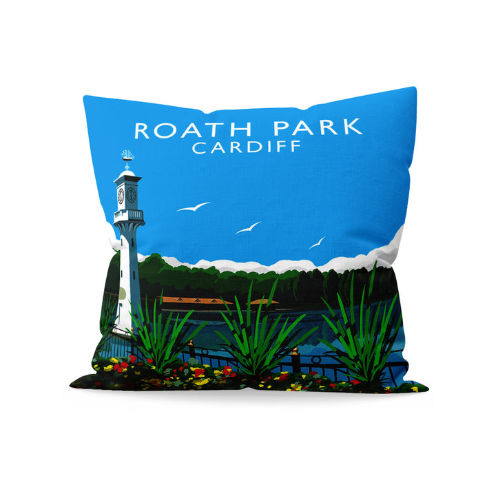 Roath Park, Cardiff, Wales - Fibre Filled Cushion