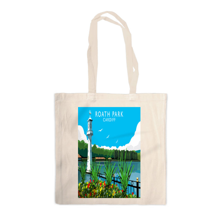 Roath Park, Cardiff, Wales Canvas Tote Bag