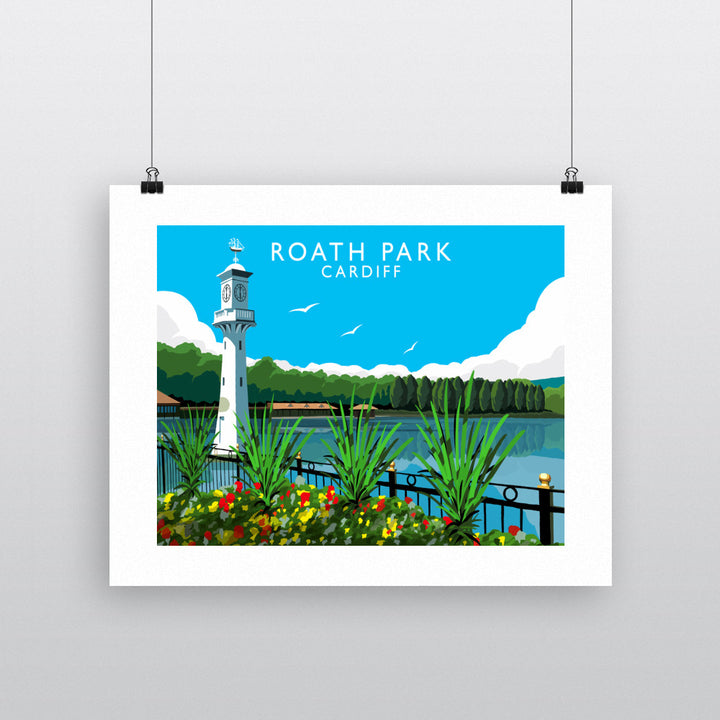 Roath Park, Cardiff, Wales 90x120cm Fine Art Print