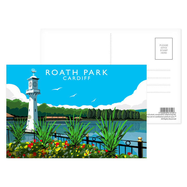 Roath Park, Cardiff, Wales Postcard Pack