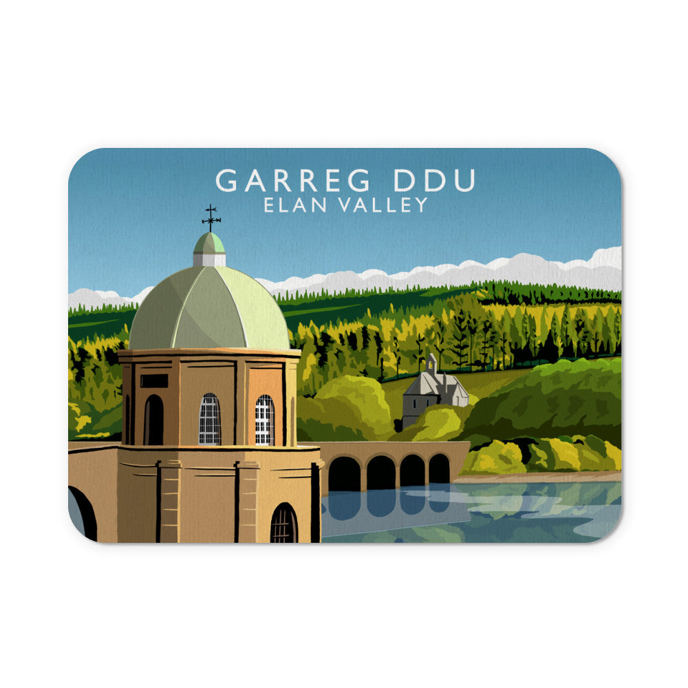 Garreg Ddu, Elan Valley, Wales Mouse Mat