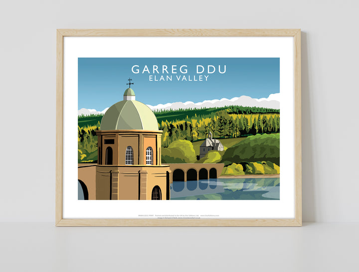 Garreg Ddu, Elan Valley, Wales - Art Print