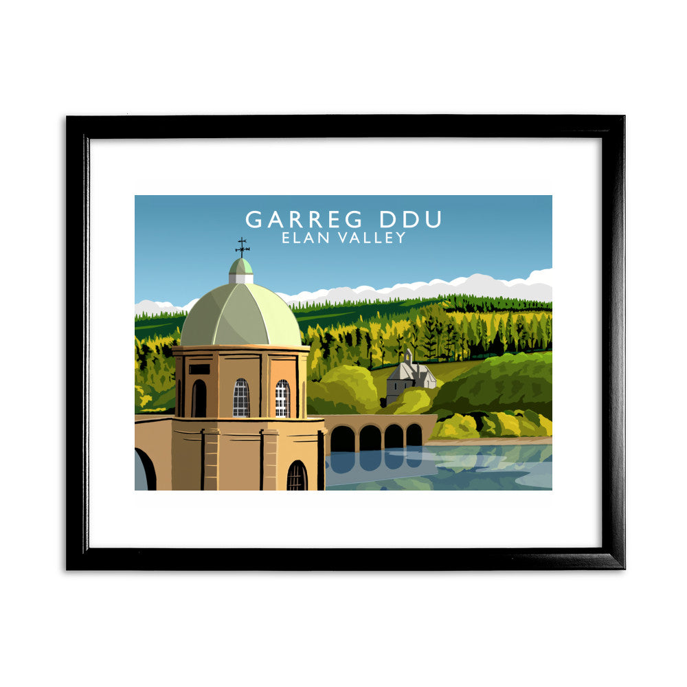 Garreg Ddu, Elan Valley, Wales - Art Print