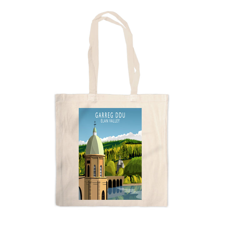 Garreg Ddu, Elan Valley, Wales Canvas Tote Bag