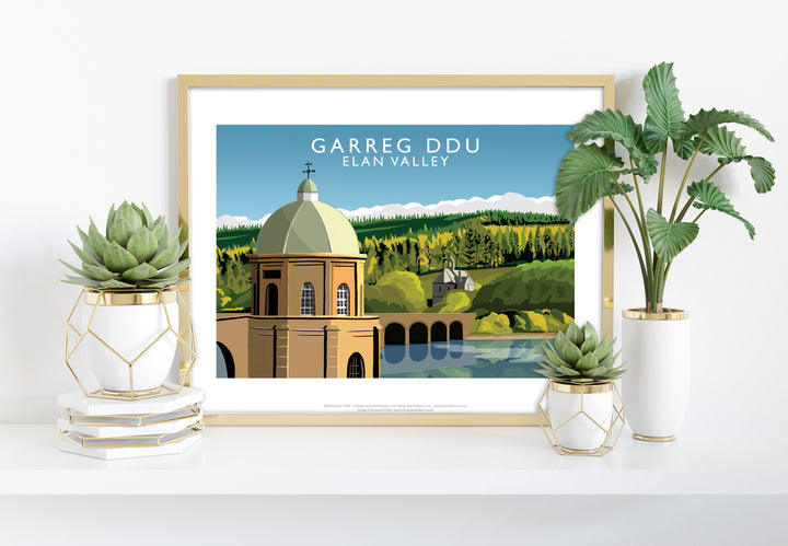 Garreg Ddu, Elan Valley, Wales - Art Print