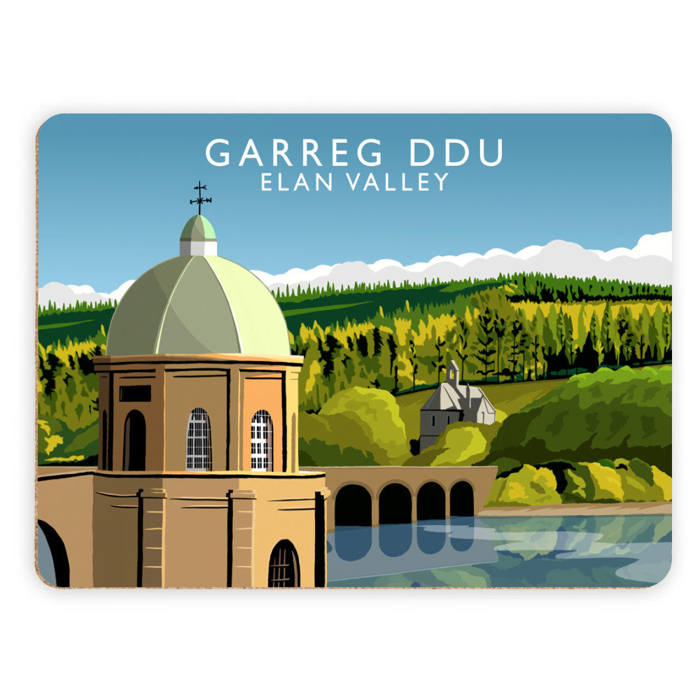 Garreg Ddu, Elan Valley, Wales Placemat