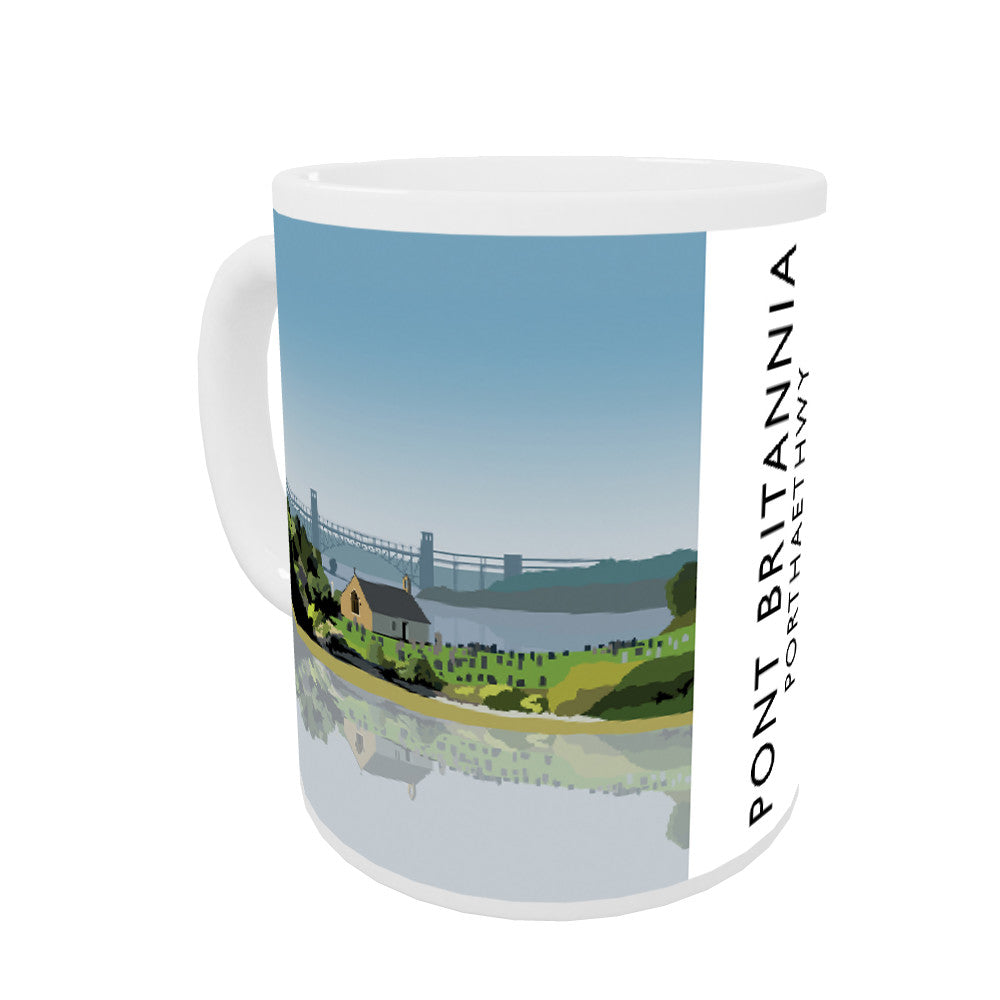 Pont Britannia, Porthaethwy, Wales Mug