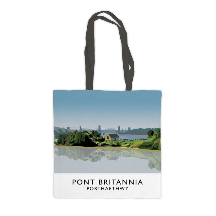 Pont Britannia, Porthaethwy, Wales Premium Tote Bag