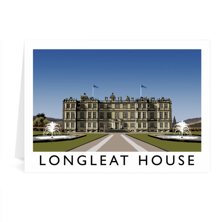Longleat House, Wiltshire Greeting Card 7x5