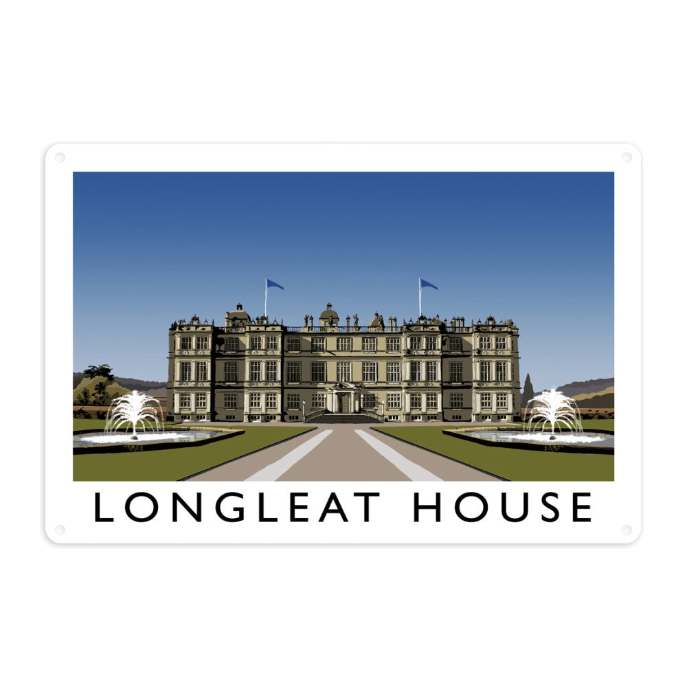 Longleat House, Wiltshire - Metal Sign – Love Your Location