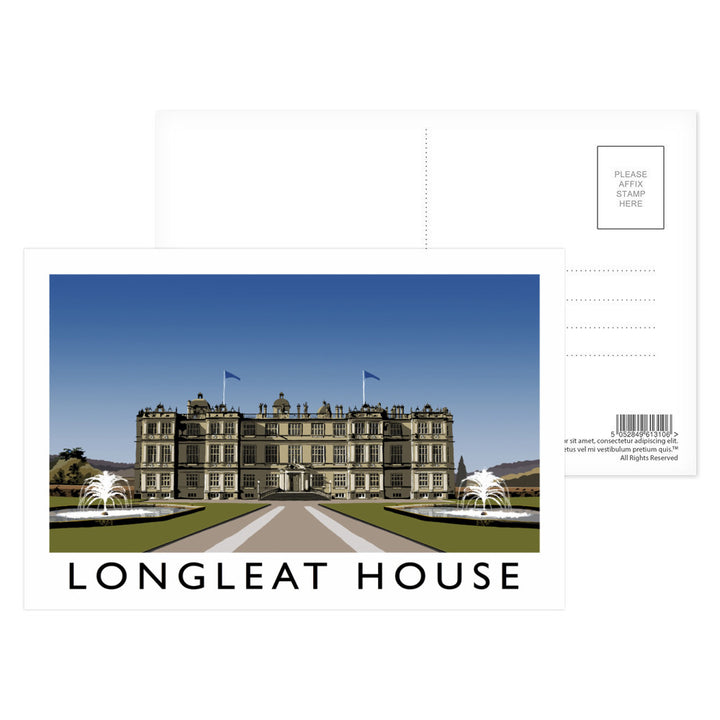 Longleat House, Wiltshire Postcard Pack