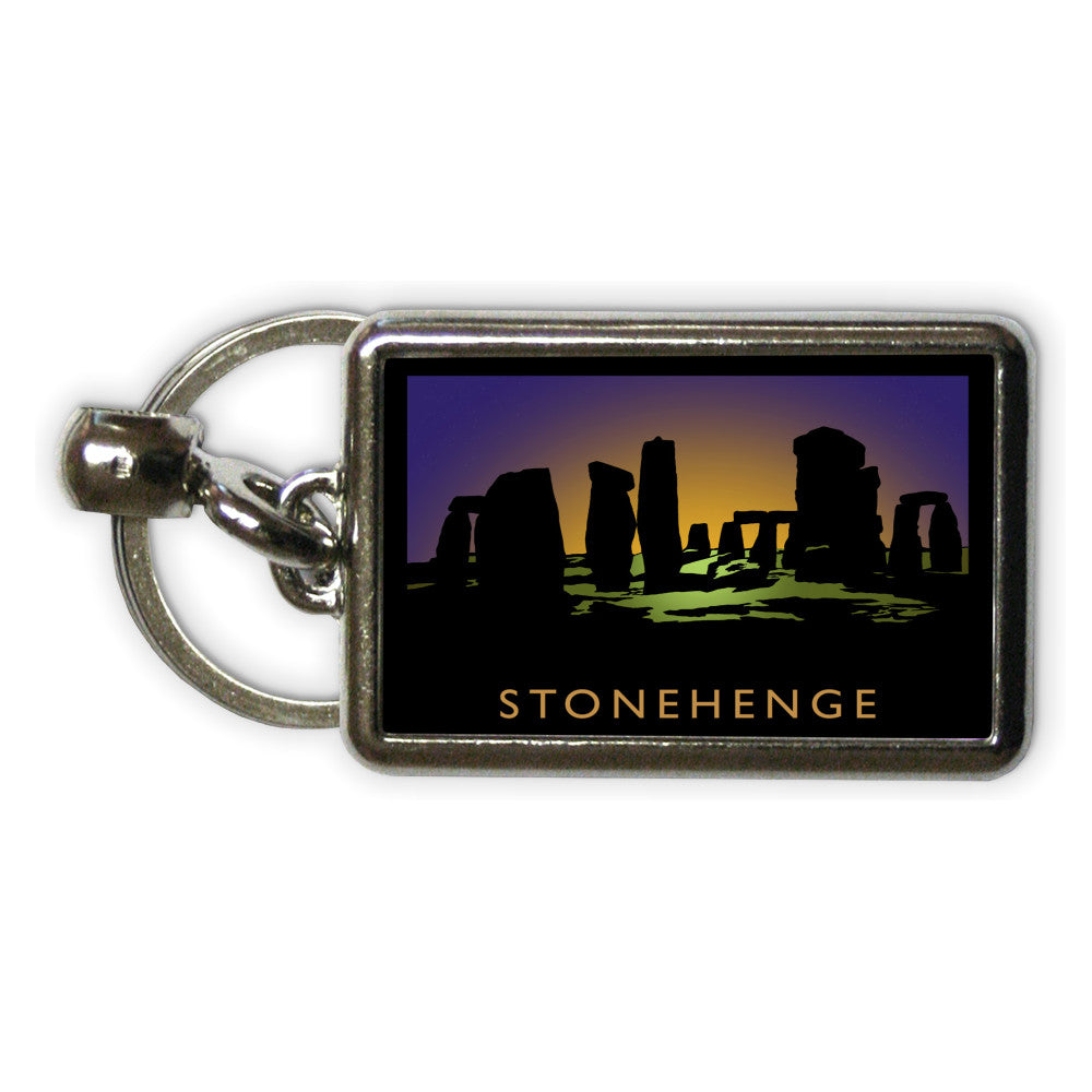 Stonehenge Metal Keyring