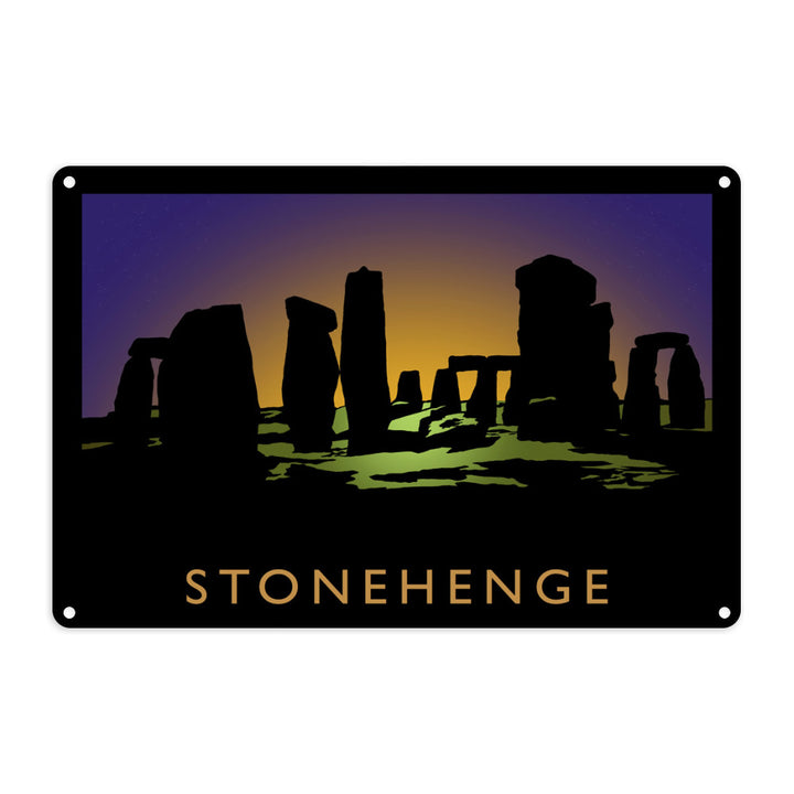 Stonehenge Metal Sign