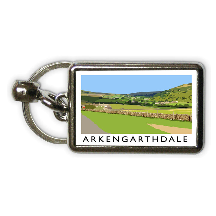 Arkengarthdale, North Yorkshire Metal Keyring